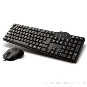 Auto power-saving and sleep function wired combo